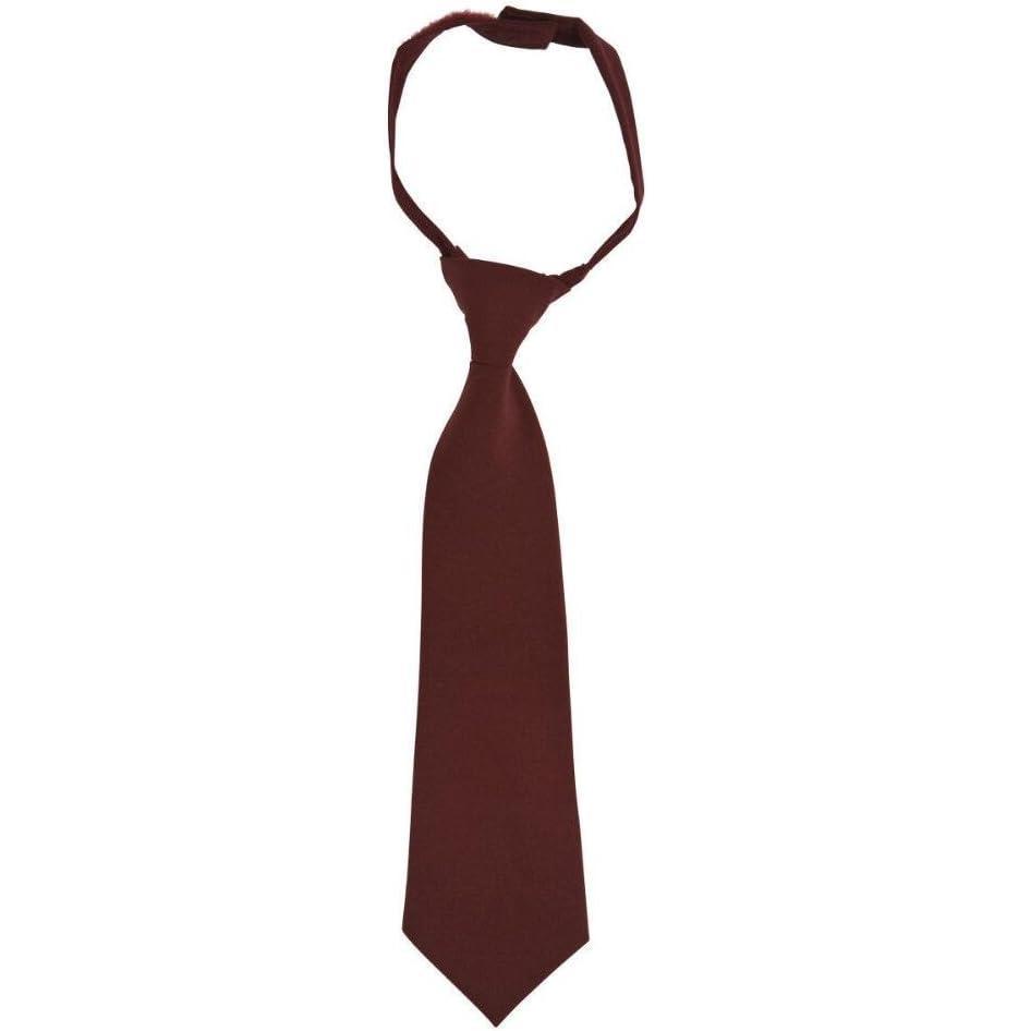 imageFrench Toast Boys Adjustable Solid 1420 Size TieBurgundy