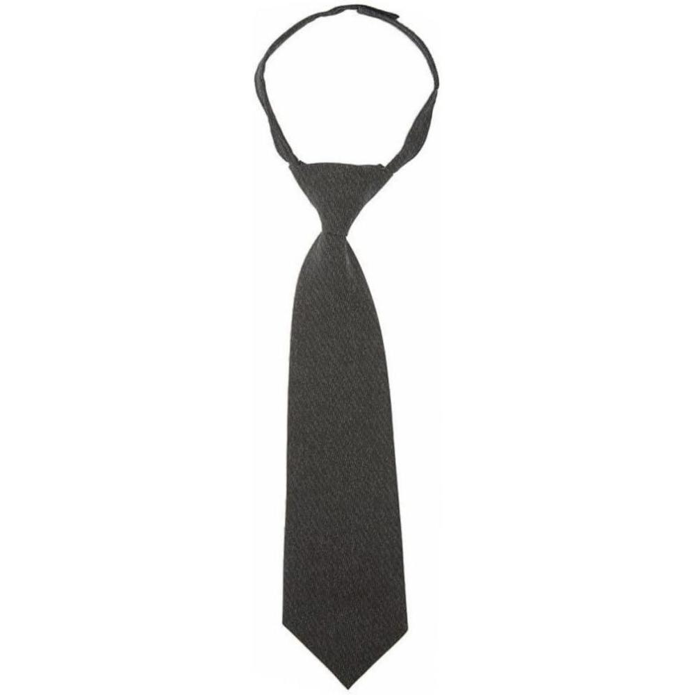 imageFrench Toast Boys Adjustable Solid 1420 Size TieHeather Gray