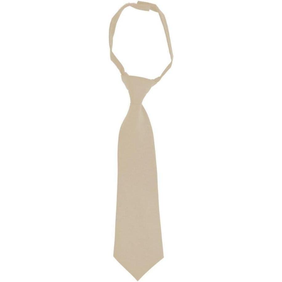 imageFrench Toast Boys Adjustable Solid 1420 Size TieKhaki
