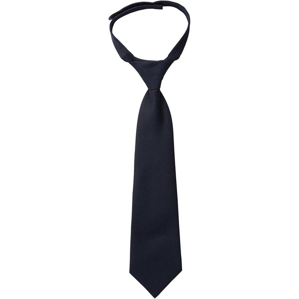 imageFrench Toast Boys Adjustable Solid 1420 Size TieNavy Blue