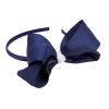 French Toast Kid’s School Uniform Headbands, 4-pack, Navy Blue & White, One Size