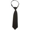 French Toast Boys’ Adjustable Solid Tie Size 4-7, Black, One Size