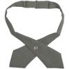 French Toast Girls Adjustable Solid Color Cross Tie(Grey)