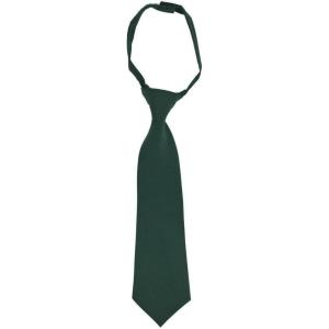 French Toast Boys’ Adjustable Solid 8-12 Size Tie(Hunter)
