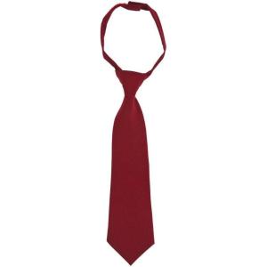 French Toast Boys’ Adjustable Solid 8-12 Size Tie(Red)