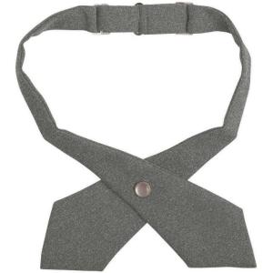 French Toast Girls’ Husky Adjustable Cross Tie Solid(Heather Gray)