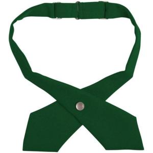 French Toast Girls’ Husky Adjustable Cross Tie Solid(Hunter Green)
