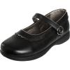 French Toast Girls Mary Jane Shoes Uniform Ballet Flats Dress School Shoes for Girls Size Toddler, Little Kid, Big Kid, Adult(Flower Petal Black)