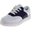 French Toast Kids Oxford Dress Shoes – Lace Up Loafer School Uniform Saddle Shoe for Girls and Boys (Sizes: 11-13 Little Kid / 1-7 Big Kid)(White/Navy)