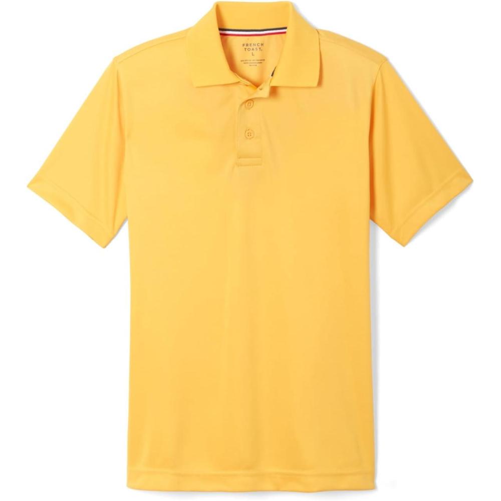 imageFrench Toast Unisex Adult Moisture Wicking Sport PoloGold