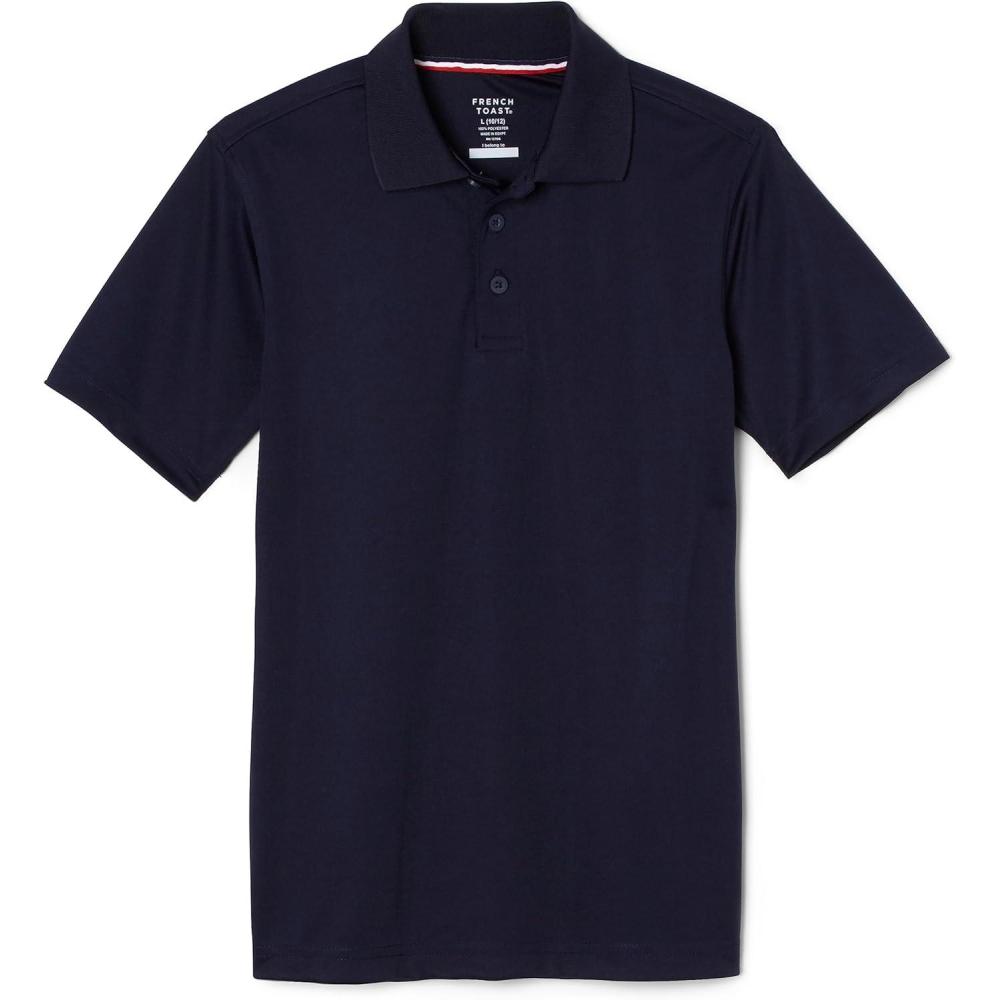imageFrench Toast Unisex Adult Moisture Wicking Sport PoloNavy