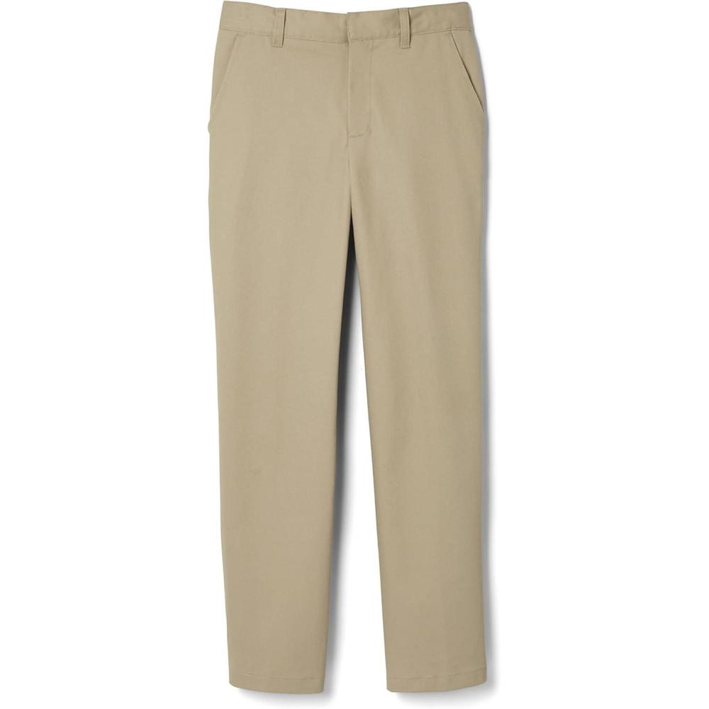 imageFrench Toast Young Mens Relaxed Fit Twill PantKhaki