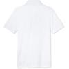 French Toast Men’s Moisture Wicking Performance Sport Polo Short Sleeve Shirt, White, Large