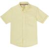 French Toast Boys Short Sleeve Classic Poplin Dress Shirt(Light Yellow)