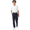 French Toast Mens Straight Fit Stretch Twill Chino PantPants(Navy)