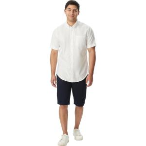 French Toast Boys Short Sleeve Oxford Dress Shirt (Standard & Husky)(White)