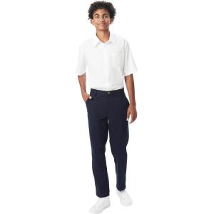 French Toast Mens Straight Fit Stretch Twill Chino PantPants(Navy)