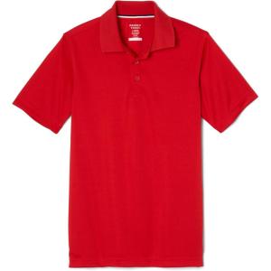 French Toast Unisex Adult Moisture Wicking Sport Polo(Red)