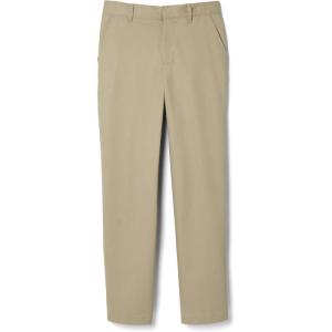 French Toast Young Men’s Relaxed Fit Twill Pant(Khaki)