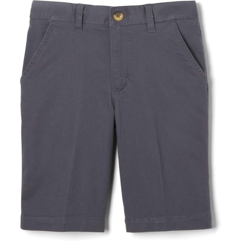 imageFrench Toast Boys Flat Front Stretch ShortGray