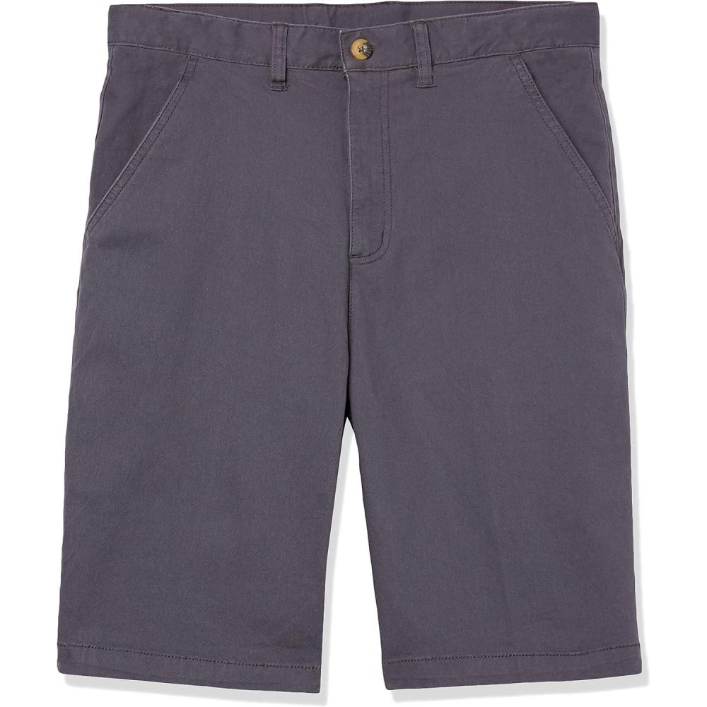 imageFrench Toast Boys Flat Front Stretch ShortHeather Gray