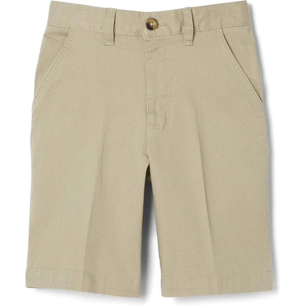 imageFrench Toast Boys Flat Front Stretch ShortKhaki