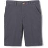 French Toast Boys’ Flat Front Stretch Short(Gray)