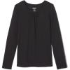 French Toast Girls Long Sleeve Crewneck Tee T Shirt(Black)