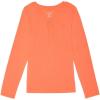 French Toast Girls Long Sleeve Crewneck Tee T Shirt(Fiery Coral)