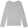 French Toast Girls Long Sleeve Crewneck Tee T Shirt(Heather Gray)