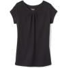 French Toast Girls Short Sleeve V-Neck T-Shirt Tee(Black)