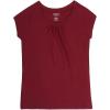 French Toast Girls’ Toddler Short Sleeve Crewneck Tee T-Shirt(Beet Red)