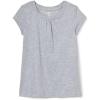 French Toast Girls’ Toddler Short Sleeve Crewneck Tee T-Shirt(Grey)