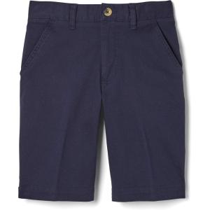 French Toast Boys’ Flat Front Stretch Short(Navy)