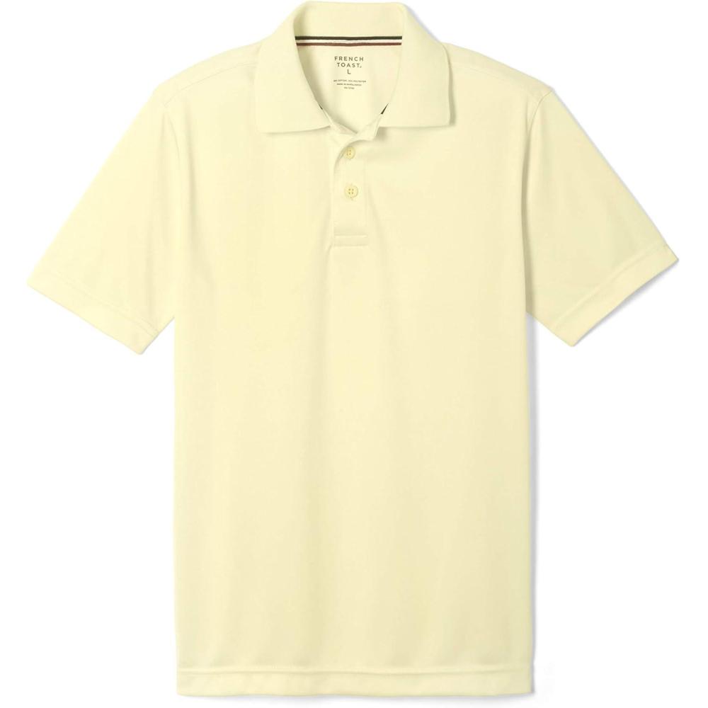 imageFrench Toast Kids Moisture Wicking Performance Sport PoloYellow