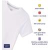 French Toast Men’s Short Sleeve V-Neck Tee(Heather Grey)