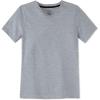 French Toast Men’s Short Sleeve V-Neck Tee(Heather Grey)