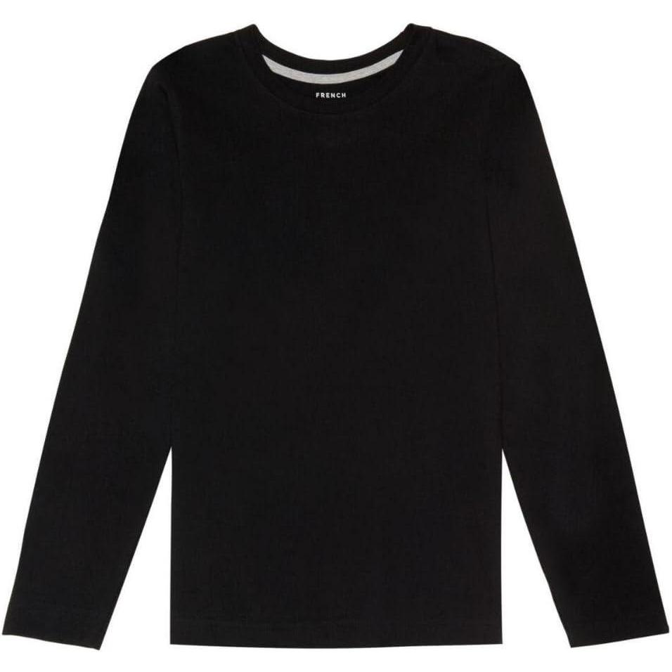 imageFrench Toast Boys Long Sleeve Crewneck Tee TShirt T ShirtBlack