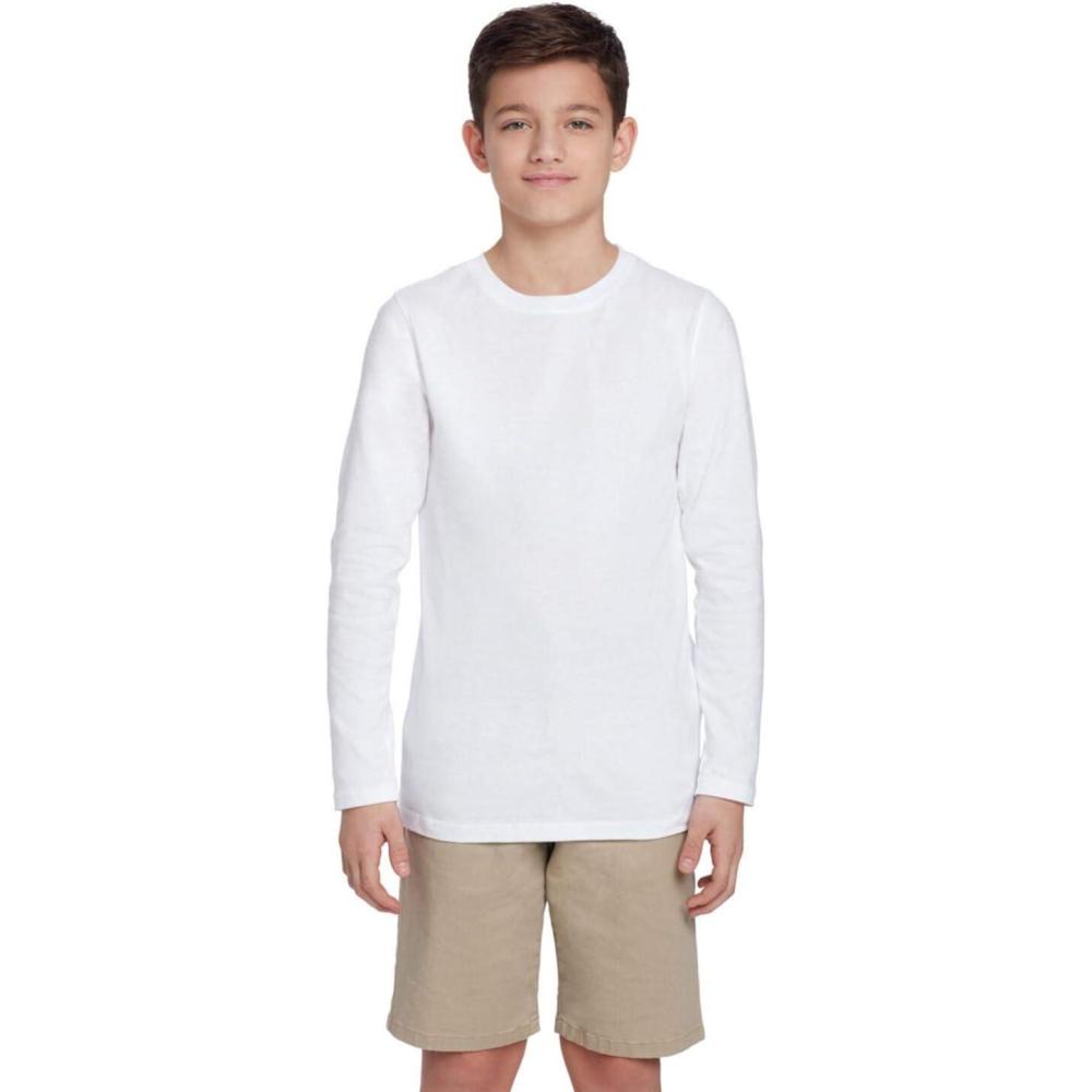 imageFrench Toast Boys Long Sleeve Crewneck Tee TShirt T ShirtWhite