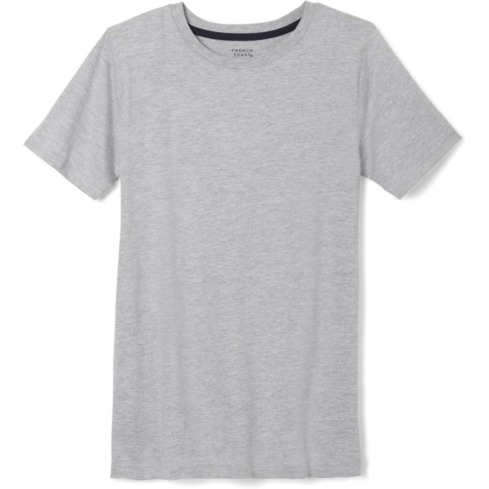 imageFrench Toast Boys Short Sleeve Crewneck Tee T ShirtHeather Gray