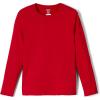 French Toast Boys Long Sleeve Crewneck Tee T-Shirt T Shirt(School Red)