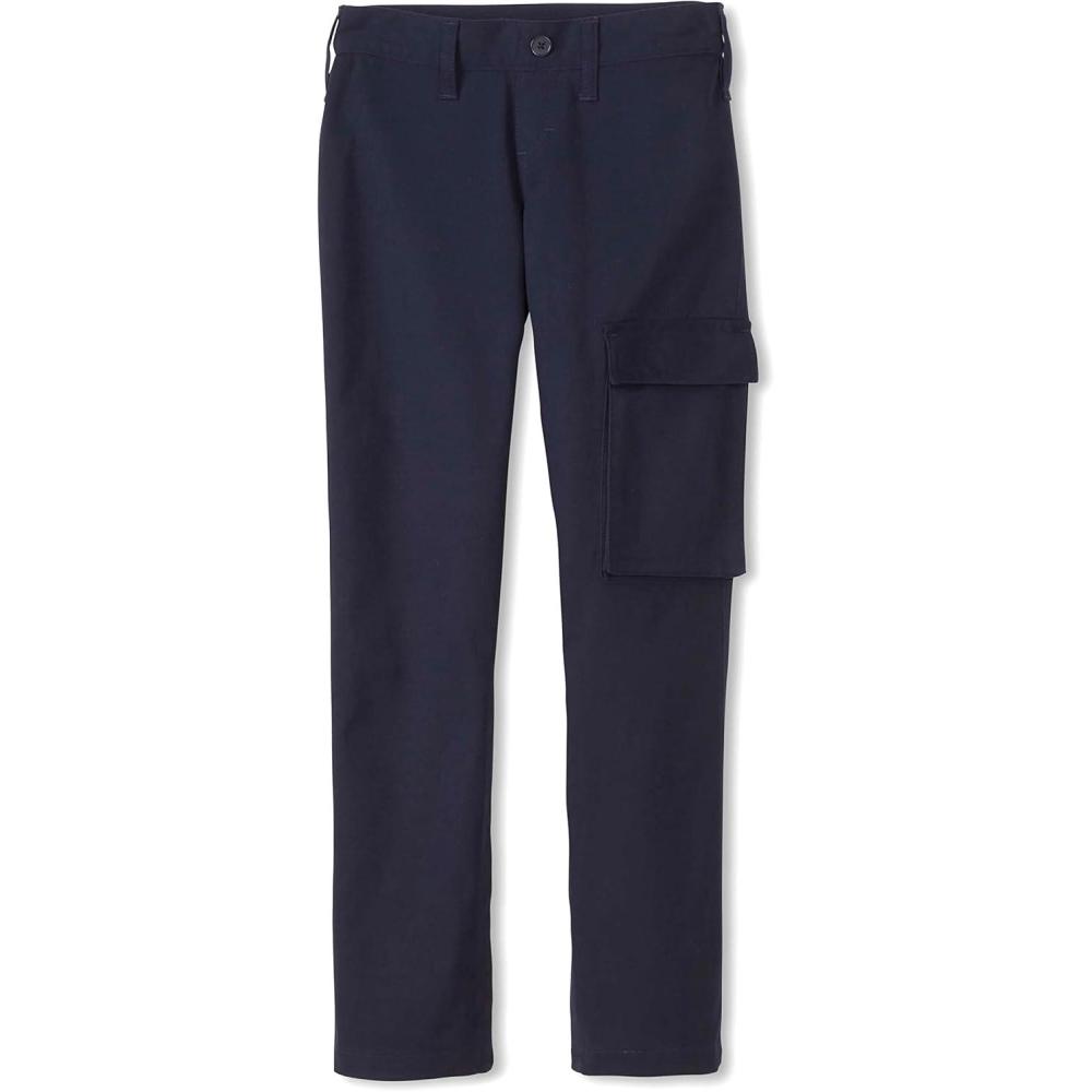 imageFrench Toast Boys Adaptive Seated Straight Leg Stretch Twill Pant with Thigh PocketNavy