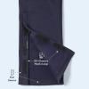 French Toast Boys Adaptive Fleece Sweatpants with Lift Loops and Pull-Apart Leg Openings(Navy)