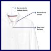 French Toast Boys Short Sleeve Oxford Dress Shirt (Standard & Husky)(Light Blue)