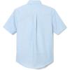 French Toast Boys Short Sleeve Oxford Dress Shirt (Standard & Husky)(Light Blue)