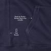 French Toast Unisex Child Adaptive Long Sleeve Fleece Hoodie With Flat Seams And Hidden Hook Loop Closure Sweatshirt(Navy)