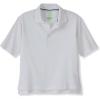French Toast Adaptive Short Sleeve Seated Interlock Polo(White)