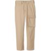 French Toast Boys Adaptive Seated Straight Leg Stretch Twill Pant with Thigh Pocket(Khaki)