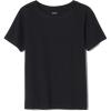 French Toast Boys Adaptive Short Sleeve Super-Soft Crewneck Tee Shirt with Flat Seams(Black)