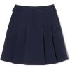 French Toast Girls Adaptive Pleated Ponte Scooter Skirt with Pull-Up Lift Loops(Navy)